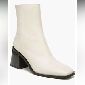 Elegant White Ankle Boots